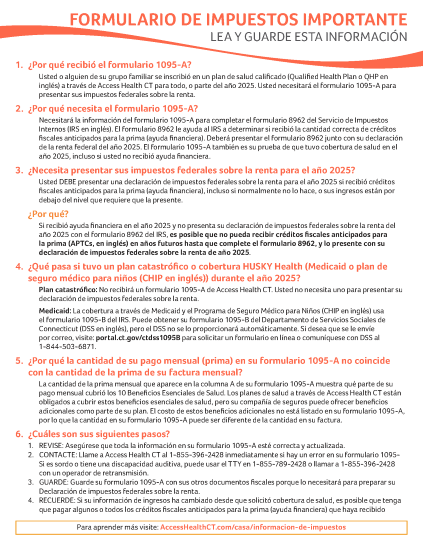 FORMULARIO DE IMPUESTOS IMPORTANTE